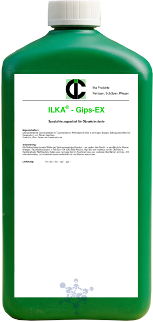 ILKA - Gips Ex Speziallösungsmittel für Gipsrückstände - 1ltr 1 ltr