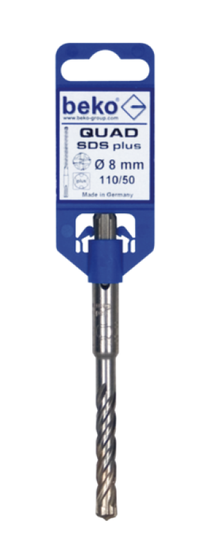 Hammerbohrer - beko QUAD-SDS plus - 24x250/200