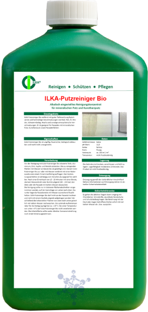 ILKA - Putzreiniger Bio Fassadenreiniger - 1ltr 1 ltr