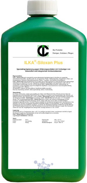 ILKA - Siloxan Plus Spezialimprägnierung mit Verfestiger - 1ltr 1 ltr