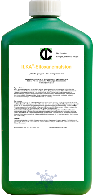 ILKA - Siloxanemulsion Spezialimprägnierung lösemittelfrei 10 ltr