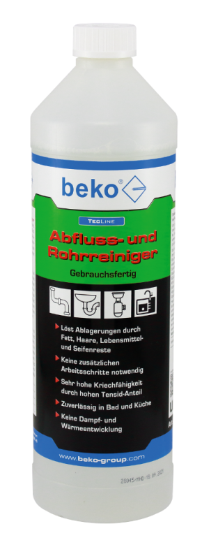 Abfluss- und Rohrreiniger - beko TecLine - gebrauchsfertig, 1ltr