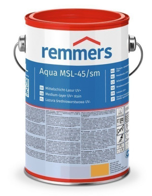 Remmers Aqua MSL-45/sm-Mittelschicht-Lasur UV+ | nussbaum (RC-660) | 5,0ltr nussbaum (RC-660) 5,0 ltr