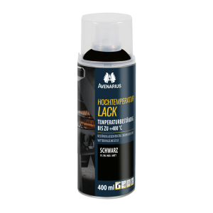 AVENARIUS Hochtemperaturlack Spray - schwarz - 400ml -