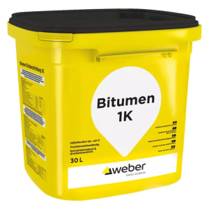 Bitumendickbeschichtung 1K - weber Bitumen 1K - 30ltr 30 ltr