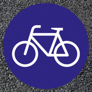 BORNIT Verkehrszeichen VZ 237 Radweg - 2000x4000mm