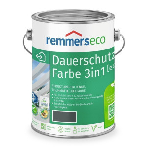 Remmers Dauerschutz-Farbe 3in1 [eco]] - fenstergrau (RAL 7040) - 750ml fenstergrau (RAL 7040) 750 ml