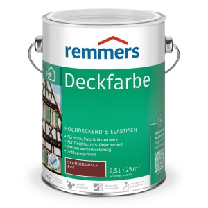 Remmers Deckfarbe - skandinavisch rot, 2,5 ltr skandinavisch rot 2,5 ltr