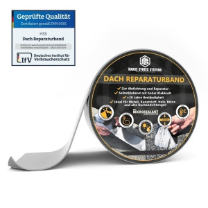 Abdichtungsband - HSS Dach Reparaturband - grau - 15cm x 2,5m grau -