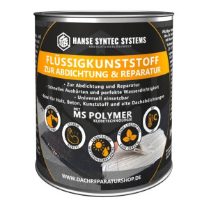 Abdichtung - HSS Flüssigkunststoff - schwarz - 300g schwarz 300g