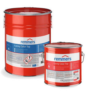 Remmers Epoxy Color Top | Pigmentierte Rollbeschichtung / Kopfversiegelung - kieselgrau (ca. RAL 7032) - 10kg kieselgrau (ca. RAL 7032) 10 kg