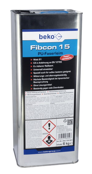Faser-Konstruktionsklebstoff - beko Fibcon 15 - 6kg 6 kg