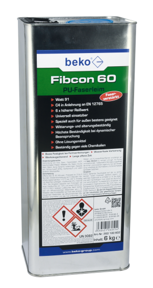 Faser-Konstruktionsklebstoff - beko Fibcon 60 - 6kg 6 kg