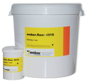 Farbchips - weber.floor 4919 - 1kg - RAL8024 Beigebraun - 3mm RAL8024 Beigebraun