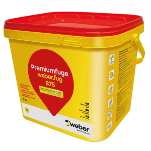 Premiumfuge - weber.fug 875 BlueComfort, 5kg, zementgrau - Fugenmörtel zementgrau