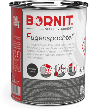 BORNIT Fugenspachtel schwarz 2,5ltr
