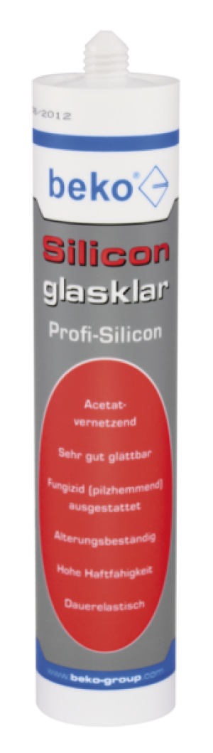 Hochtransparentes Silikon - beko Silicon glasklar - 310ml
