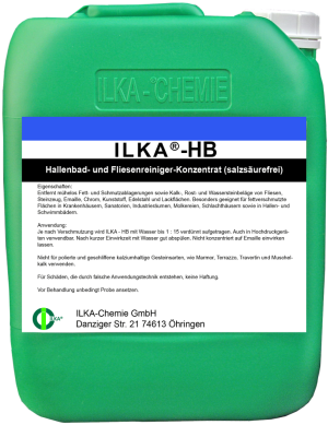 ILKA - HB K | Hallenbad- und Fliesenreiniger Konzentrat - 10 ltr 10 ltr