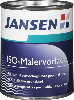 Jansen ISO-Malervorlack - weiß, 750ml 750 ml