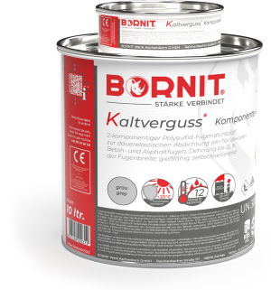 BORNIT Kaltverguss grau 10ltr
