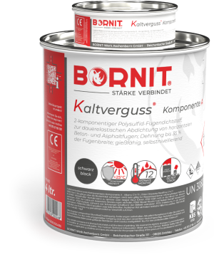 BORNIT Kaltverguss schwarz 4ltr