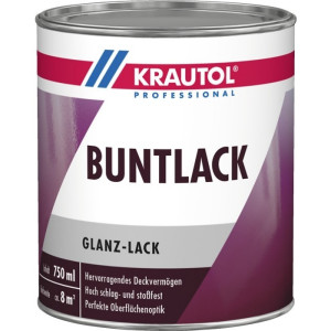 KRAUTOL BUNTLACK | glänzend - RAL7001 Silbergrau - 750ml RAL7001 Silbergrau