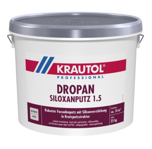 KRAUTOL DROPAN | Siloxanputz - weiß - 25kg - 1,5mm