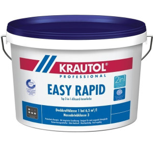 KRAUTOL EASY RAPID | 2-in1-Allround-Innenfarbe - weiß - 12,5ltr weiss 12,5 ltr