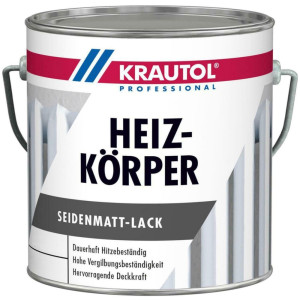 KRAUTOL HEIZKÖRPERLACK | weiß - seidenmatt - 2,5ltr 2,5 ltr