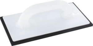 Kunststoff-Reibebrett mit Zellgummibelag, 8mm - 140x280mm