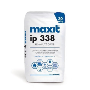 Lehmputz grob - maxit ip 338 - 30kg - Klimaregulierungsputz -