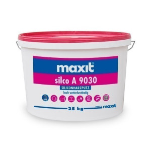 Siliconharz-Scheibenputz - maxit silco A 9030 K, weiß - 25kg, 3,0mm