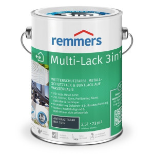 Remmers Multi-Lack 3in1 anthrazitgrau (RAL 7016) - 2,5ltr anthrazitgrau (RAL 7016) 2,5 ltr