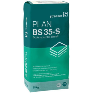 strasser PLAN BS 35-S | Bodenspachtel schnell - 25kg -