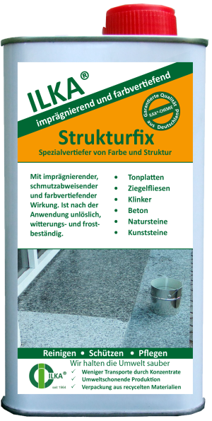 ILKA - Strukturfix Spezialvertiefer von Farbe und Struktur - 1ltr 1 ltr