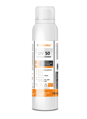 ambratec UV 50 | wasserfestes Sonnen- und UV-Schutzspray - 200ml 200ml