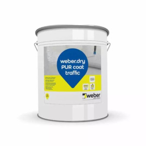 1K-PUR-Versiegelung LH - weber.dry PUR coat traffic - 10kg - RAL7001 Silbergrau RAL7001 Silbergrau 10 kg