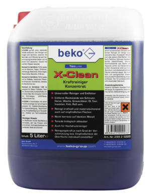 Kraftreiniger - beko TecLine X-Clean - 5ltr - Reinigungskonzentrat 5 l
