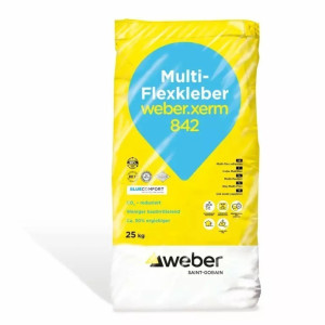 Multi-Flexkleber - weber.xerm 842 BlueComfort, 25 kg - silbergrau -
