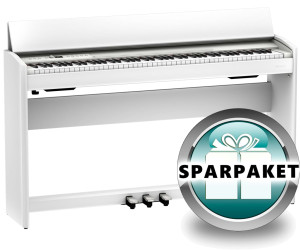 Roland F-701 WH Digitalpiano Weiß Matt - Sparpaket