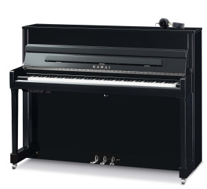 Kawai K-200 ATX-4 EP Silber Hybrid-Klavier - Schwarz Hochglanz