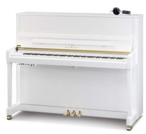 Kawai K-300 ATX-4 WHP Hybrid-Klavier - Weiß Hochglanz