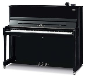 Kawai K-300 AURES 2 EP Silber Hybrid-Klavier - Schwarz Hochglanz