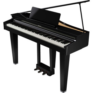 Roland GP-3 PE Kompakter Digitalflügel Schwarz Hochglanz