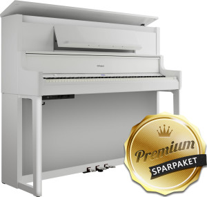 Roland LX-9 PW Digitalpiano Polished White - Weiß Hochglanz - Premium-