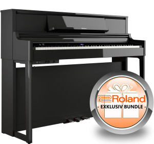 Roland LX-5 PE Digitalpiano Polished Ebony - Schwarz Hochglanz - Exklu
