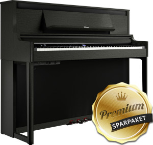 Roland LX-6 CH Digitalpiano Charcoal Black - Schwarz - Premium-Sparpak