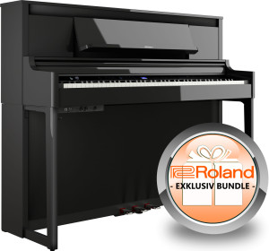 Roland LX-6 PE Digitalpiano Polished Ebony - Schwarz Hochglanz - Exklu