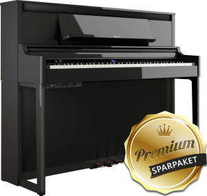 Roland LX-6 PE Digitalpiano Polished Ebony - Schwarz Hochglanz - Premi