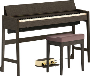 Roland Kiyola KF-25 KSO Digitalpiano - Smoked Oak